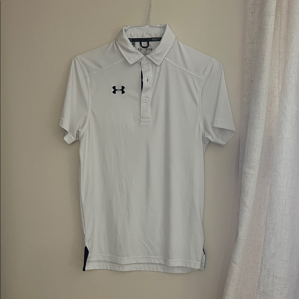 Under Armour Men's Classic White Polo